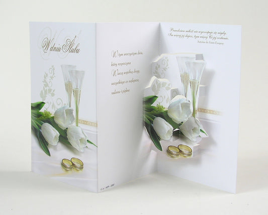 Polish Greeting Cards Wedding 3D - K2P