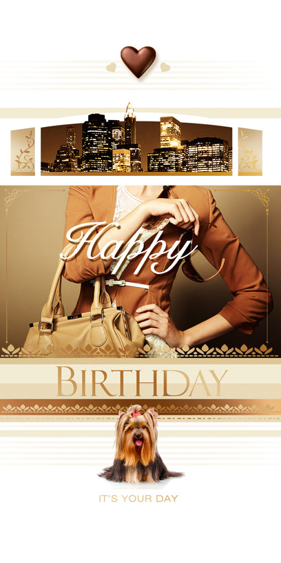 Birthday Card - It's Your Day - DL