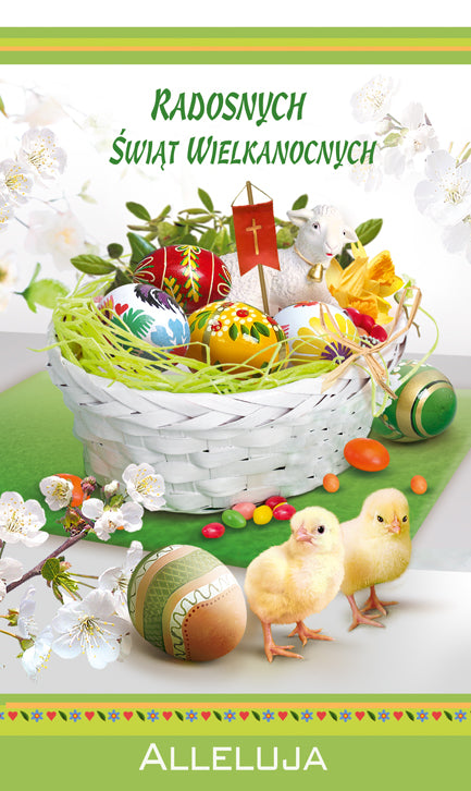 Polish Greeting Cards Easter 3D - K2P