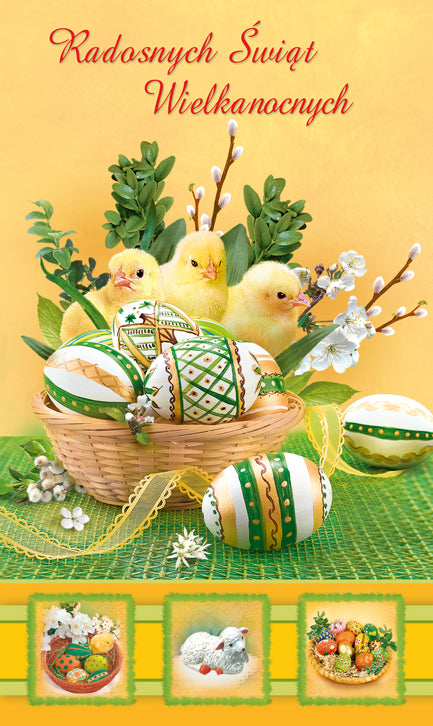 Polish Greeting Cards Easter 3D - K2P