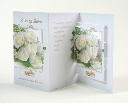 Polish Greeting Cards Wedding 3D - K2P