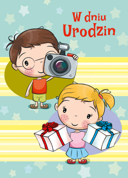 Polish Birthday Cards For Kids - B6