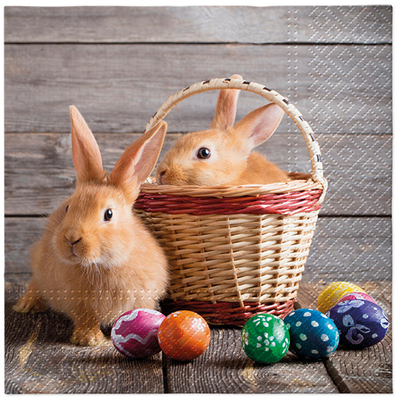 Easter Bunnies Paper Napkins