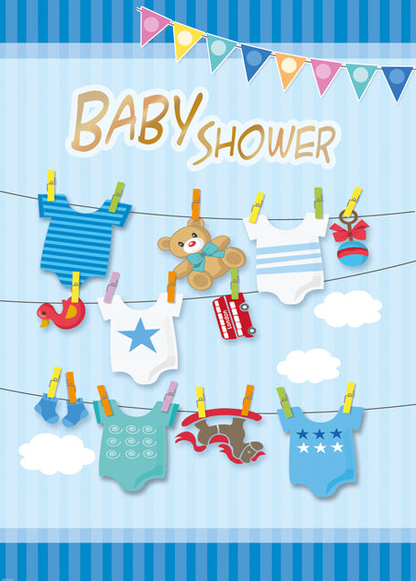 Greeting Card - Baby Shower - B6L