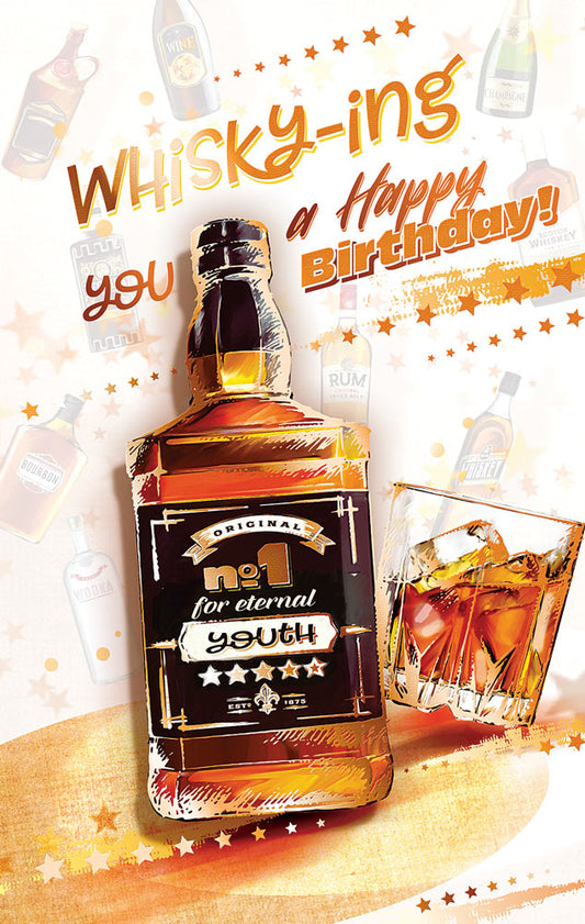 Birthday Card Whisky-ing You